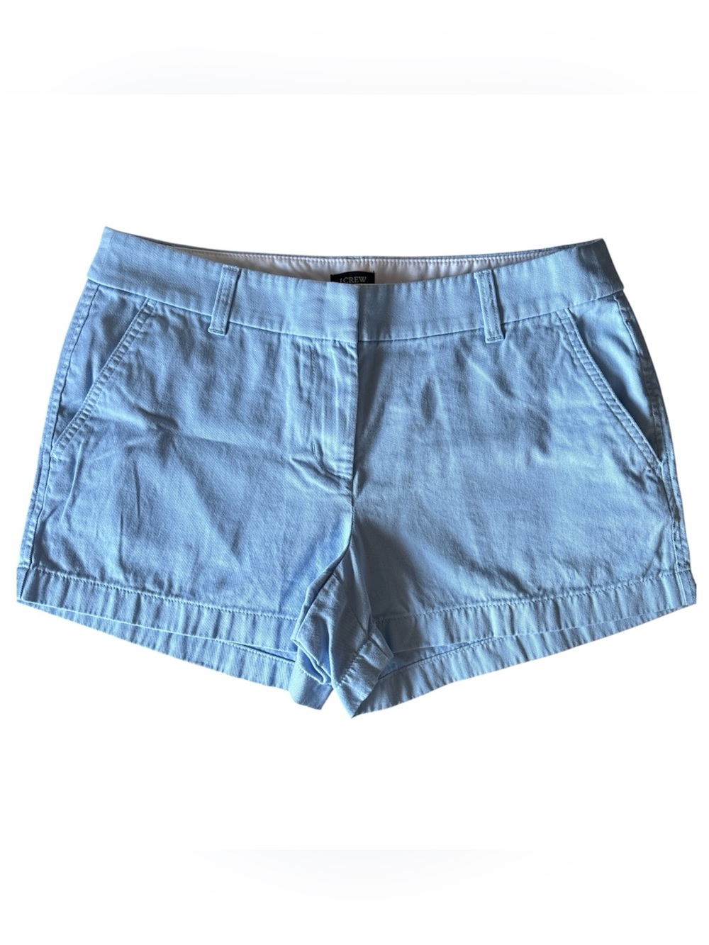 J. CREW Women’s Lot of 3 Chino Shorts - Pink, Light Blue, & Chambray Blue SIZE 8 - Picture 7 of 8